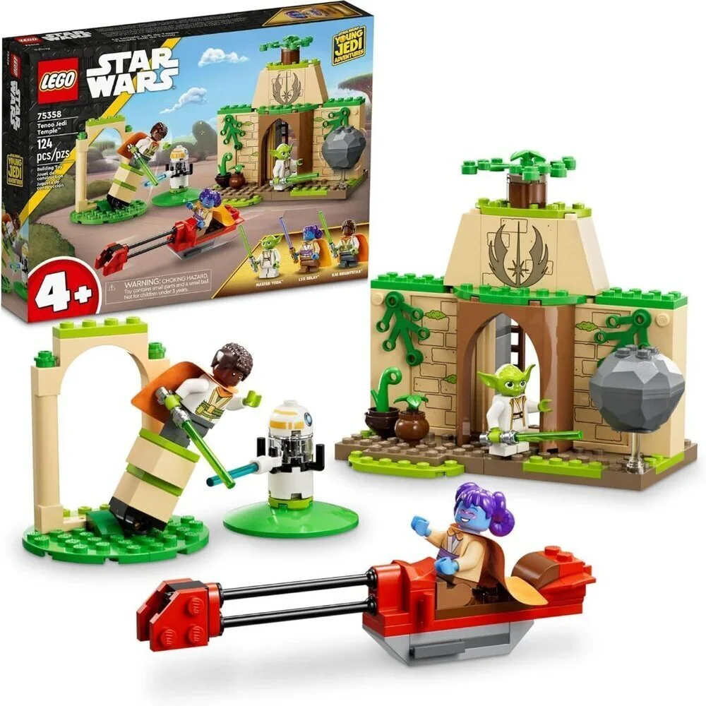 LEGO Star Wars Tenoo Jedi Temple 75358 Young Jedi Adventures Set New 124pcs